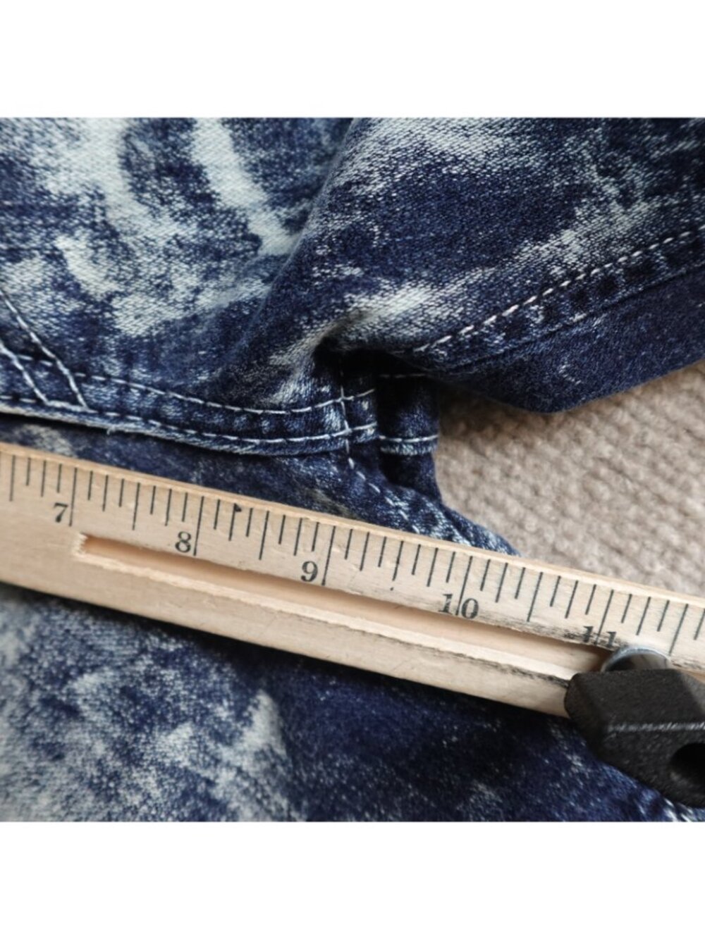 True Religion Womens Jeans 30 Blue Moto Skinny Stonewash - Picture 14 of 16